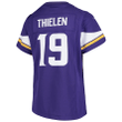Adam Thielen Minnesota Vikings Girls Youth Game Jersey - Purple Jersey