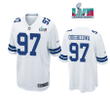 Osa Odighizuwa 97 Dallas Cowboys Super Bowl LVII Super Bowl LVII White Men Game Jersey