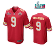 Juju Smith Schuster 9 Kansas City Chiefs Super Bowl LVII Red Men Game Jersey
