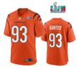 Jeffrey Gunter 93 Cincinnati Bengals Super Bowl LVII Men Game Jersey- Orange