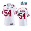 Fred Warner 54 San Francisco 49Ers Super Bowl LVII White Jersey