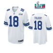 Jalen Tolbert 18 Dallas Cowboys Super Bowl LVII Super Bowl LVII White Men Game Jersey