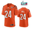 Vonn Bell 24 Cincinnati Bengals Super Bowl LVII Men Game Jersey- Orange