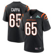 Alex Cappa 65 Cincinnati Bengals Super Bowl LVII Champions Men Game Jersey - Black