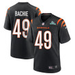 Joe Bachie 49 Cincinnati Bengals Super Bowl LVII Champions Men Game Jersey - Black