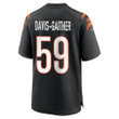 Akeem Davis-Gaither 59 Cincinnati Bengals Super Bowl LVII Champions Men Game Jersey - Black