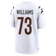 Jonah Williams 73 Cincinnati Bengals Super Bowl LVII Champions Men Game Jersey - White