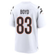 Tyler Boyd 83 Cincinnati Bengals Super Bowl LVII Champions Men Game Jersey - White