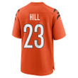 Dax Hill 23 Cincinnati Bengals Super Bowl LVII Champions Men Alternate Game Jersey - Orange