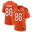 Devin Asiasi 86 Cincinnati Bengals Super Bowl LVII Champions Men Alternate Game Jersey - Orange