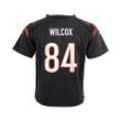 Mitchell Wilcox 84 Cincinnati Bengals Super Bowl LVII Champions Youth Game Jersey - Black