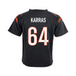 Ted Karras 64 Cincinnati Bengals Super Bowl LVII Champions Youth Game Jersey - Black