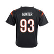 Jeff Gunter 93 Cincinnati Bengals Super Bowl LVII Champions Youth Game Jersey - Black