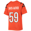 Akeem Davis-Gaither 59 Cincinnati Bengals Super Bowl LVII Champions Youth Alternate Game Jersey - Black