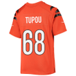 Josh Tupou 68 Cincinnati Bengals Super Bowl LVII Champions Youth Alternate Game Jersey - Black