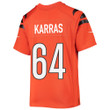 Ted Karras 64 Cincinnati Bengals Super Bowl LVII Champions Youth Alternate Game Jersey - Black