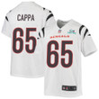 Alex Cappa 65 Cincinnati Bengals Super Bowl LVII Champions Youth Game Jersey - White