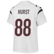 Hayden Hurst 88 Cincinnati Bengals Super Bowl LVII Champions Youth Game Jersey - White