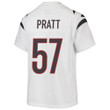 Germaine Pratt 57 Cincinnati Bengals Super Bowl LVII Champions Youth Game Jersey - White