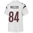 Mitchell Wilcox 84 Cincinnati Bengals Super Bowl LVII Champions Youth Game Jersey - White