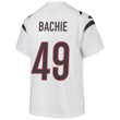 Joe Bachie 49 Cincinnati Bengals Super Bowl LVII Champions Youth Game Jersey - White