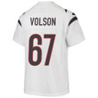 Cordell Volson 67 Cincinnati Bengals Super Bowl LVII Champions Youth Game Jersey - White