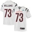 Jonah Williams 73 Cincinnati Bengals Super Bowl LVII Champions Youth Game Jersey - White