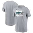 Philadelphia Eagles 2022 NFC Champions Locker Room Trophy Collection T-Shirt - Gray