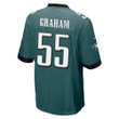 Brandon Graham 55 Philadelphia Eagles Super Bowl LVII Champions Men Game Jersey - Midnight Green