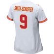 JuJu Smith-Schuster 9 Kansas City Chiefs Super Bowl LVII Champions Women Game Jersey - White