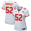 Creed Humphrey 52 Kansas City Chiefs Super Bowl LVII Champions Women Game Jersey - White