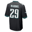 Avonte Maddox 29 Philadelphia Eagles Super Bowl LVII Champions Men Game Jersey - Black