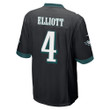 Jake Elliott 4 Philadelphia Eagles Super Bowl LVII Champions Men Game Jersey - Black