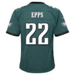 Marcus Epps 22 Philadelphia Eagles Super Bowl LVII Champions Youth Game Jersey - Midnight Green
