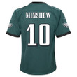Gardner Minshew 10 Philadelphia Eagles Super Bowl LVII Champions Youth Game Jersey - Midnight Green
