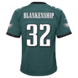 Reed Blankenship 32 Philadelphia Eagles Super Bowl LVII Champions Youth Game Jersey - Midnight Green