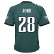 Josh Jobe 28 Philadelphia Eagles Super Bowl LVII Champions Youth Game Jersey - Midnight Green