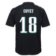 Britain Covey 18 Philadelphia Eagles Super Bowl LVII Champions Youth Game Jersey - Black