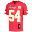 Leo Chenal 54 Kansas City Chiefs Super Bowl LVII Champions Youth Game Jersey - Red