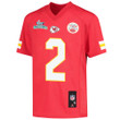 Ronald Jones 2 Kansas City Chiefs Super Bowl LVII Champions Youth Game Jersey - Red