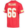 Brandon Williams 66 Kansas City Chiefs Super Bowl LVII Champions Youth Game Jersey - Red