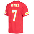 Harrison Butker 7 Kansas City Chiefs Super Bowl LVII Champions Youth Game Jersey - Red