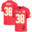 L'Jarius Sneed 38 Kansas City Chiefs Super Bowl LVII Champions Youth Game Jersey - Red