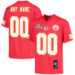 Custom Kansas City Chiefs Super Bowl LVII Champions Youth Game Jersey - Red