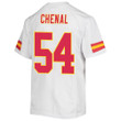 Leo Chenal 54 Kansas City Chiefs Super Bowl LVII Champions Youth Game Jersey - White