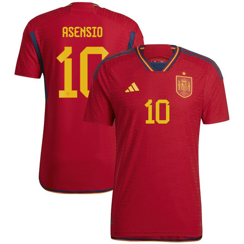 Marco Asensio #10 Spain National Team 2022-23 Home Men Jersey