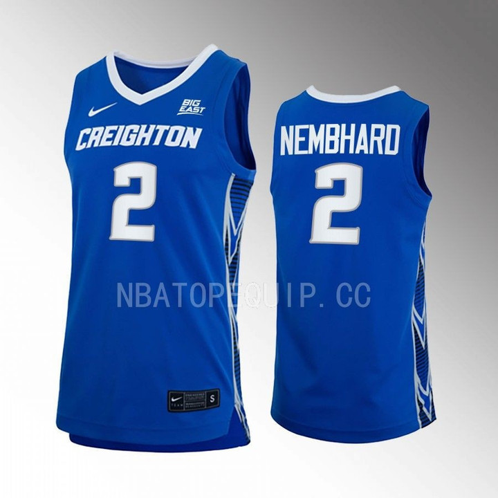 Ryan Nembhard #2 Creighton Bluejays Blue Jersey 2022-23 College Basketball
