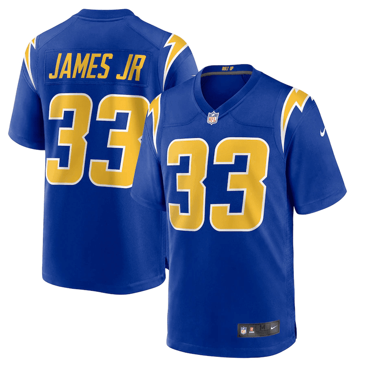 Derwin James 33 Los Angeles Chargers 2nd Alternate Game Jersey - Royal