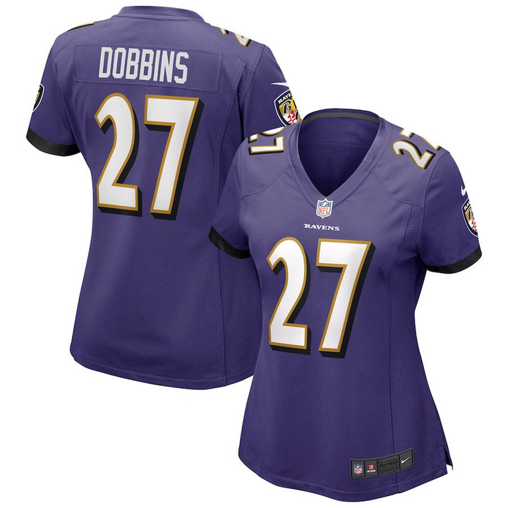 J.K. Dobbins 27 Baltimore Ravens Women's Game Jersey - Purple