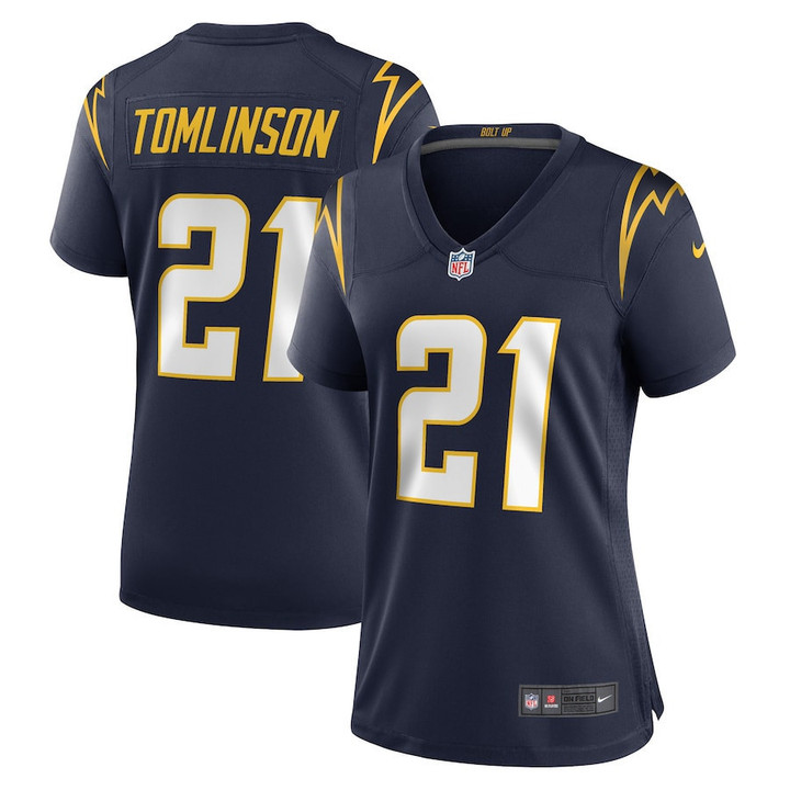 LaDainian Tomlinson 21 Los Angeles Chargers Women's Retired Player Jersey - Navy